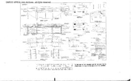 Burlington Northern Engineering Drawing: General Plan, Bridge 286  - County Road (formerly Great ...