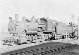 Northern Pacific steam locomotive 1120 at Duluth, Minnesota, in 1954.