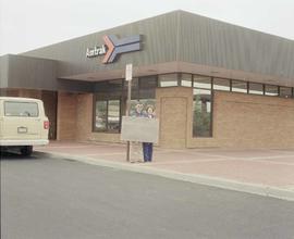 Amtrak station at Tacoma, Washington, in 1984.