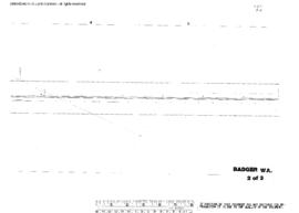 Plat Map of Northern Pacific Facilities at Badger, Washington, 1947