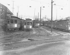 Seattle Municipal Railway Yard, Seattle, Washington, 1940