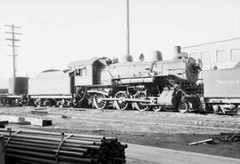 Northern Pacific steam locomotive 1357 at South Tacoma, Washington, in 1953.