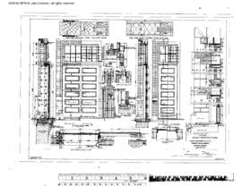 Great Northern Engineering Drawing, Express Building at Great Falls, Montana, 1917