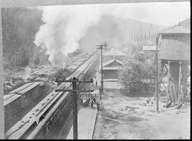 Northern Pacific station at Lester, Washington, circa 1914.