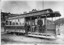 Front Street Cable Railway cable car 12, Seattle, Washington, circa 1895