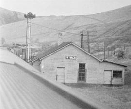 Northern Pacific station at Wymer, Washington, in 1968.