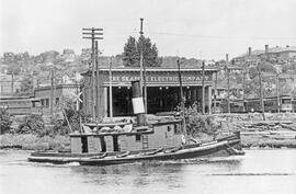 Seattle Electric Company Carbarn, Seattle, Washington, circa 1910