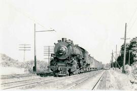 Great Northern Railway steam locomotive 2504 at Black River, Washington, undated.