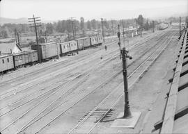 Northern Pacific yard at Easton, Washington, in 1944.