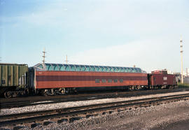 National Railway Supply (NRS) Corporation passenger car 55 at Chicago, Illinois on July 25, 1986.