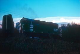 Burlington Northern 2517 at Ferndale, Washington in 1977.