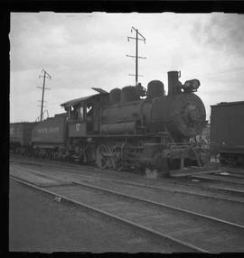 Pacific Coast Railroad steam locomotive number 17 at Seattle, Washington in 1949.