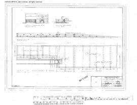 Great Northern Engineering Drawing, Unloading Platform and Ramp at Moscow, Idaho, 1967
