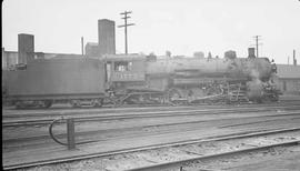 Northern Pacific steam locomotive 1772 at Tacoma, Washington, in 1937.