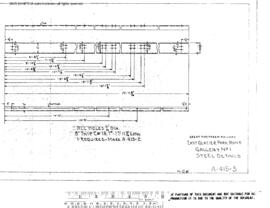 Great Northern Engineering Drawing, Power Plant at East Glacier Park, Montana, undated