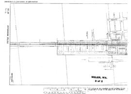 Plat Map of Milwaukee Road Facilities at Sieler, Washington, 1916
