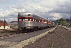 Spirit of Washington Dinner Train at Renton, Washington, circa 1995.