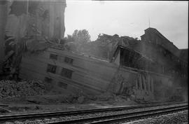 Sperry flour mill demolition at Tacoma, Washington in 1973.