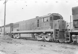 Northern Pacific diesel locomotive number 2512 at Auburn, Washington, in 1967.