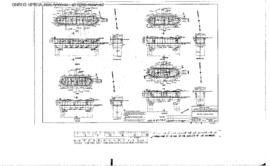 Spokane, Portland and Seattle Railway Engineering Drawing: Pier Tops, Bridge T0.4 - Columbia Rive...