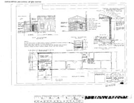 Great Northern Engineering Drawing, Old South Yard Office at Interbay, Washington, 1969