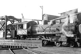 Pacific Coast Railroad steam locomotive number 18 at Seattle, Washington, circa 1935.