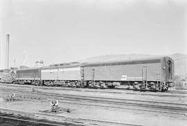 Northern Pacific diesel locomotive number RCU1 at Livingston, Montana, in 1972.