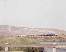 Spokane, Portland & Seattle Railway steam locomotive number 700 at Yakima Canyon, Washington ...