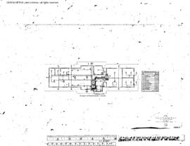 Northern Pacific Engineering Drawing, Depot at Hoquiam, Washington, 1913