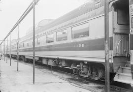 Great Northern Railway passenger car number Car 1322 at Seattle, Washington on February 09, 1964.