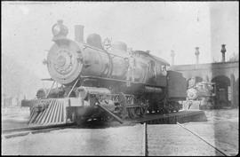 Northern Pacific steam locomotive 1212 at Lester, Washington, circa 1910.