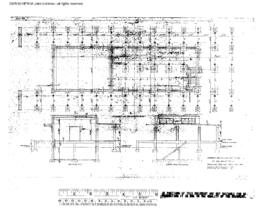 Spokane, Portland, and Seattle Railway Engineering Drawing, Oil and Paint House at Vancouver, Was...
