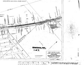 Great Northern Engineering Drawing, Area Plan at Edmonds, Washington, post-1961