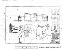 Northern Pacific Engineering Drawing, Roundhouse at Helena, Montana, 1960