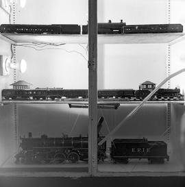 Canadian Railway Museum display of models at Delson, Quebec on August 24, 1969.