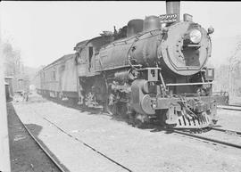 Northern Pacific passenger train number 311 at Lewiston, Idaho, in 1950.