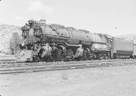 Northern Pacific steam locomotive 5134 at Garrison, Montana, circa 1952.