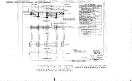 Great Northern Engineering Drawing: General Plan, Bridge 278, North of Gordon, Montana, 1950