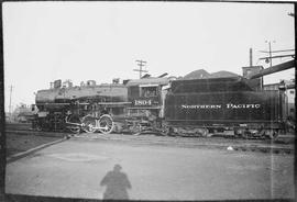 Northern Pacific steam locomotive 1804 at Tacoma, Washington, in 1936.