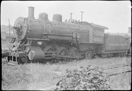 Northern Pacific steam locomotive 2325 at St. Paul, Minnesota, in 1934.