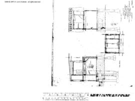 Spokane, Portland, and Seattle Railway Engineering Drawing, Freight House at Portland, Oregon, 1910