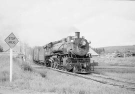 Northern Pacific steam locomotive 1691 at Woodinville, Washington, in 1953.