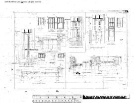 Milwaukee Road Engineering Drawing, Storage Warehouse and Offices at Great Falls, Montana, 1916