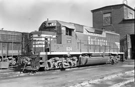 Chicago, Burlington and Quincy Railroad  diesel locomotive 624 at Auburn, Washington, on August 1...