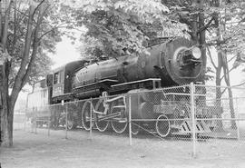 Northern Pacific steam locomotive 2152 at Auburn, Washington, in 1970.