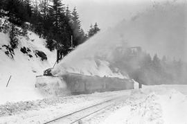 Northern Pacific rotary snow plow number 42 at Stampede, Washington in 1972.