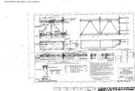 Northern Pacific Engineering Drawing: General Plan Reinforcement, Bridge 119 - Lewis River, South...