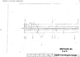 Plat Map of Northern Pacific Facilities at Greycliff, Montana, 1949