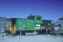 Burlington Northern 120038 at Oroville, Washington in 1989.