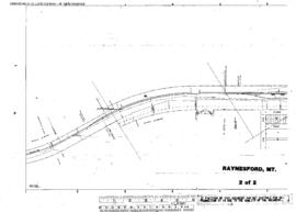 Plat Map of Great Northern Facilities at Raynesford, Montana, 1916